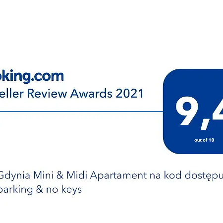 24h Gdynia Mini&Midi Apartament na kod dostępu&free parking&no keys Zewnętrze zdjęcie